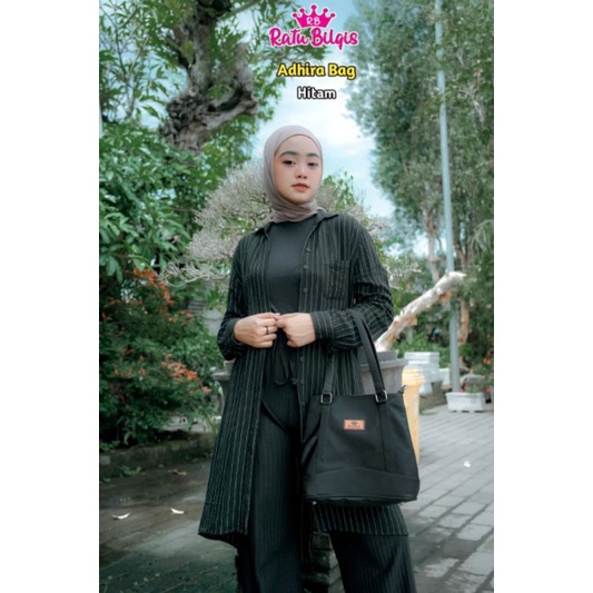 ADHIRA TOTE BAG BY RATU BILQIS BAHAN CHOCOLY ANTI AIR WATERPROOF PREMIUM