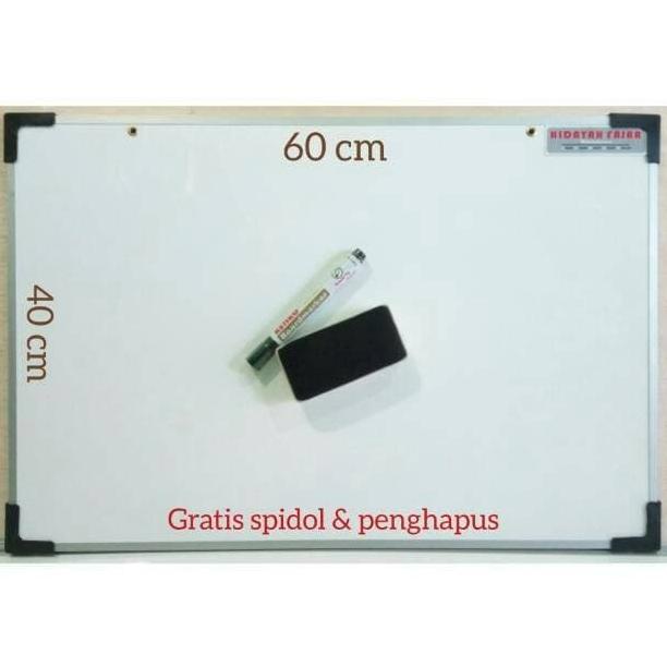 

TERMURAH Papan Tulis Putih/ White Board 60x40 + spidol dan penghapus /ALAT TULIS AESTHETIC/ALAT TULIS SEKOLAH/ALAT TULIS SET/ALAT TULIS LENGKAP/ALAT TULIS ANAK/ALAT TULIS LUCU