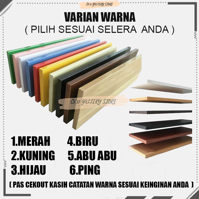 Rak Papan Ambalan Hambalan Hiasan Floating Shelves Melayang Siku Sudut Gantung L Layang  Tempat penyimpanan Buku Bunga make up Makeup Bumbu Dapur Dekorasi Dinding Dingding Tempel Ruang Tamu Kamar Tidur Kayu Susun Serbaguna Minimalis Putih Tanpa Bor Murah