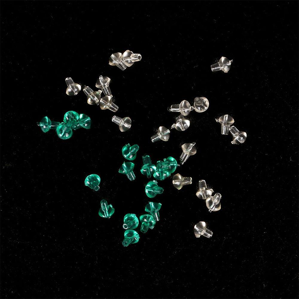 Preva 100PCS Pengait Stop Beads Hot Ronnie Rig 3warna Rambut Pancing Chod