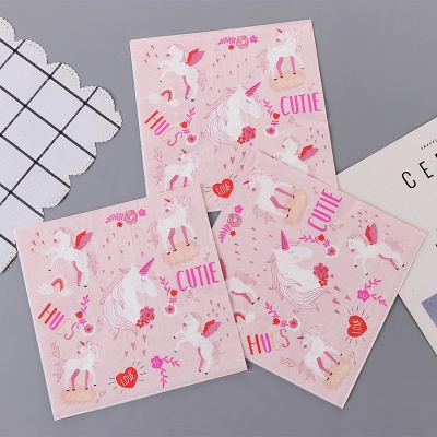 Serbet Kertas Motif Kitty Tissue Napkin Serbet Dekorasi 20pcs /pack