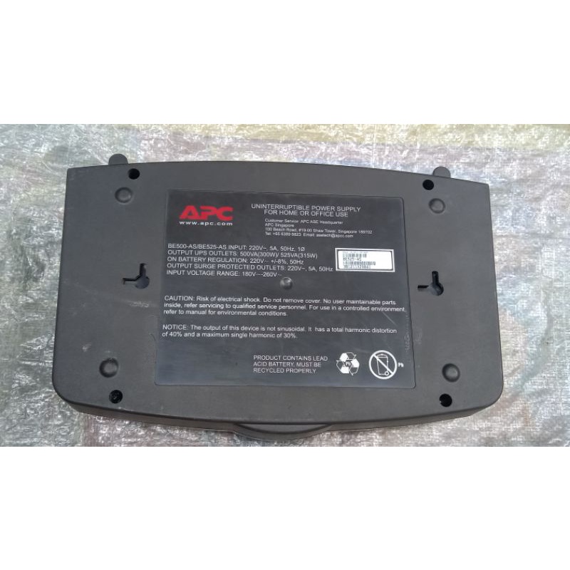 UPS APC 500VA 300W TANPA BATTERY