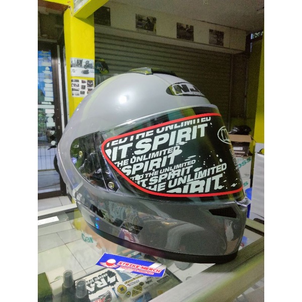 Helm NJS ZX 1 Grey Glossy