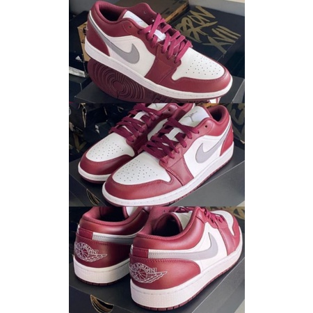 Nike Air Jordan 1 Low Original Burdeoux White