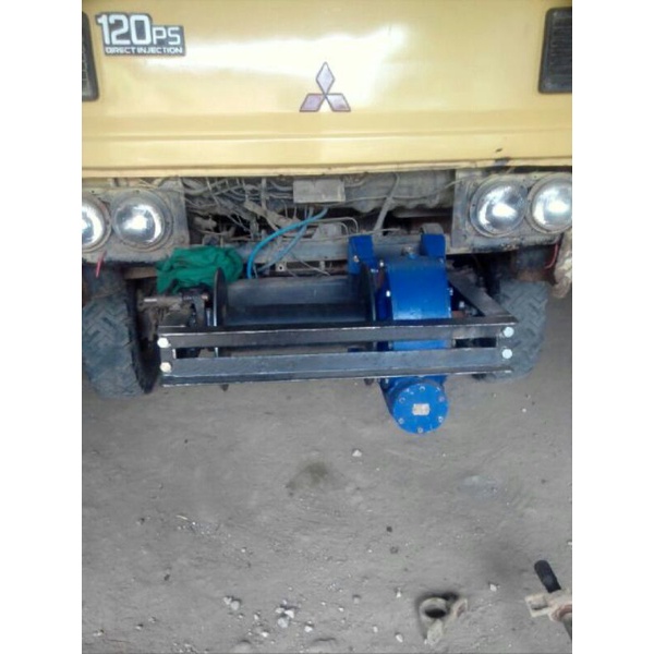 winch manual mobil truk hino dutro canter hardtop cargo - drum pto truk - winch mobil derek - winch 