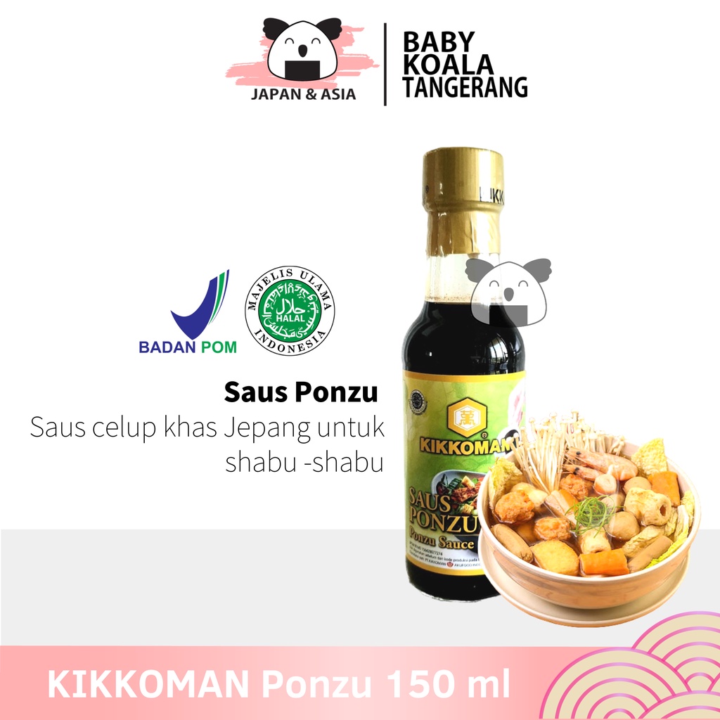 

KIKKOMAN Ponzu Sauce 150 ml Halal.