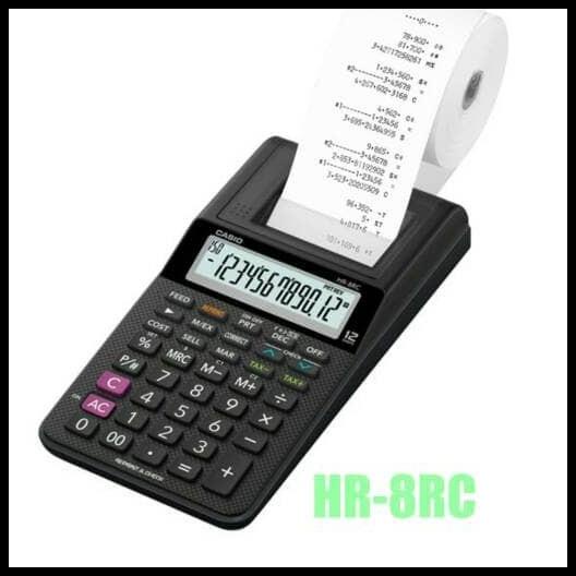 

Paket Casio Hr-8Tm + Adaptor / Calculator Printing