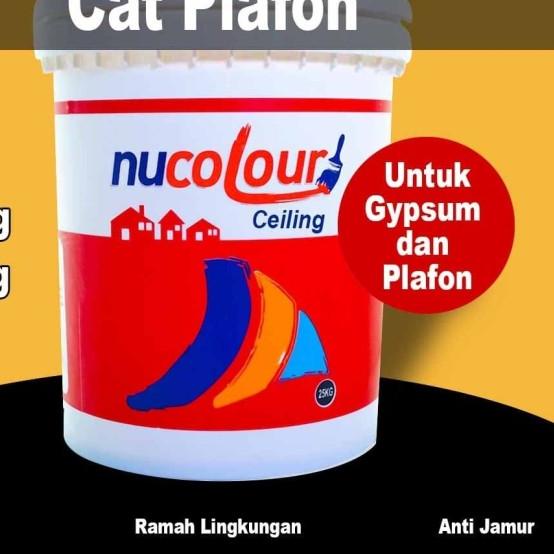 Cat Plafon Nucolour ceiling 5 kg - cat gipsum putih