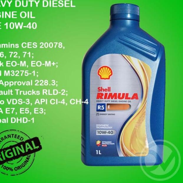 Shell Rimula R5E kemasan 1lt