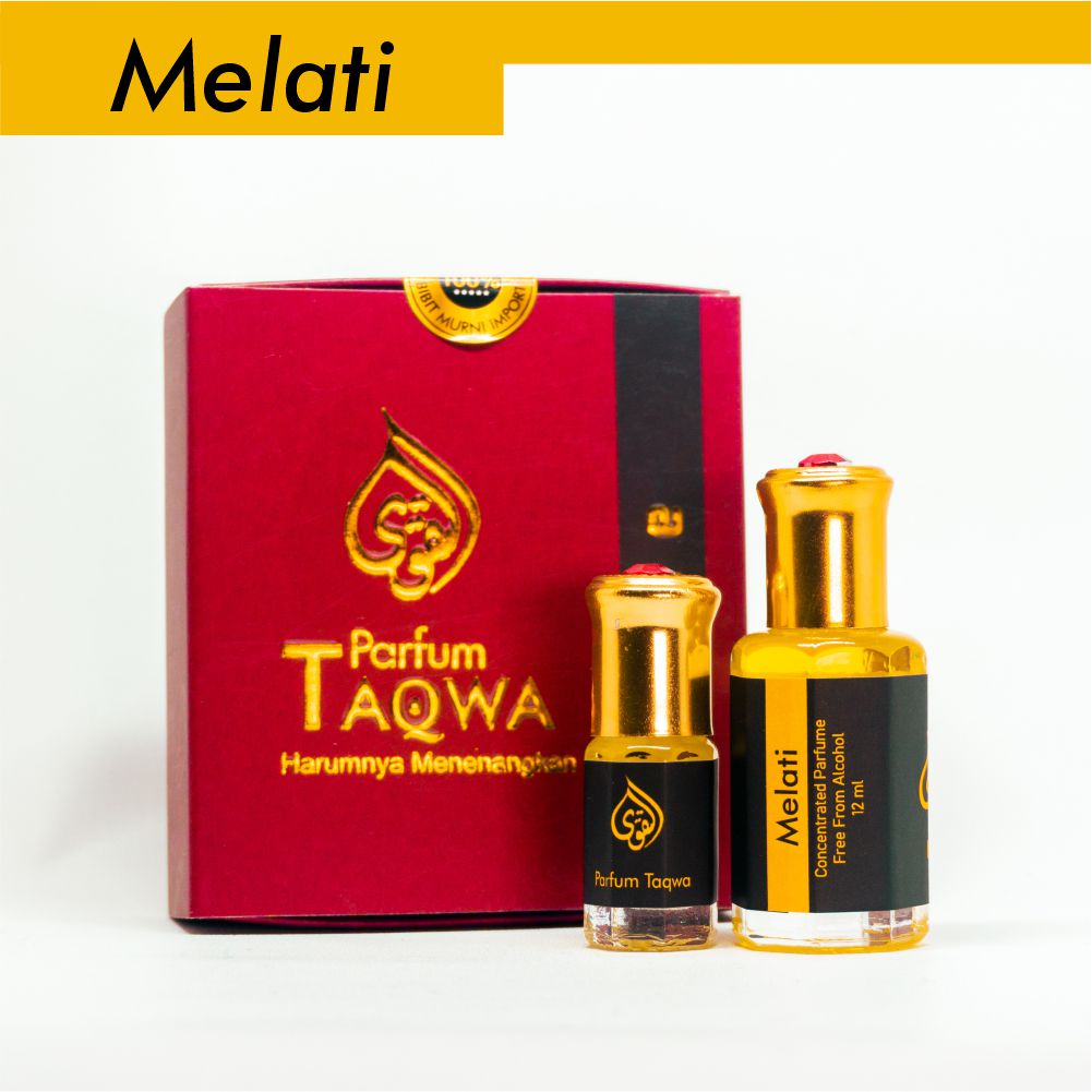 Parfum Taqwa MELATI 12 ml [ Beli 1 Gratis 1 ] | Parfum Sholat Minyak Wangi MELATI [ Non Alkohol ]