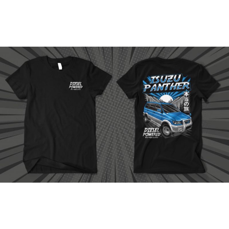 T-shrit kaos Izuzu Panther // Baju Mobil Clasic izuzu panther // Bahan katun combed 24S