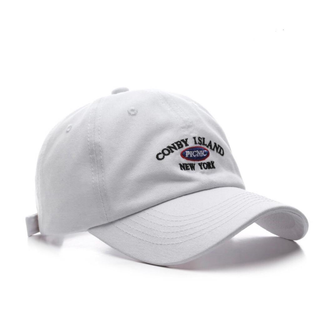 Turun Harga Topi Pria Wanita Baseball Conby Island  Bordir Gaya Kekinian Bisa COD