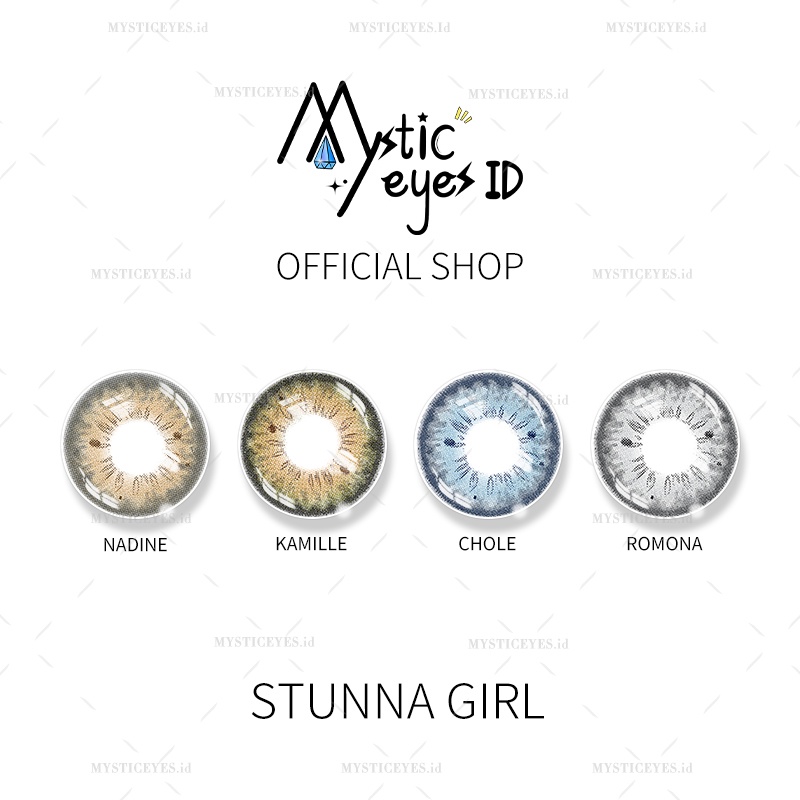 [✅COD] MYSTICEYES SOFTLENS NORMAL STUNNA GIRL SOFLENS WARNA 14.2MM KADAR AIR 40% LENSA KONTAK