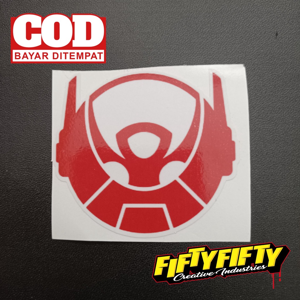 Stiker Print Cut BIGETRON ESPORT Stiker Printing Laminasi Glossy Stiker Motor Mobil Helm Sudah Membentuk Pola Desain