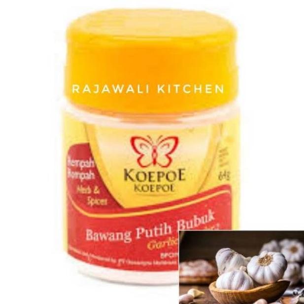 

⇜ Bawang Putih Bubuk KOEPOE Kupu Garlic Powder 64gr し