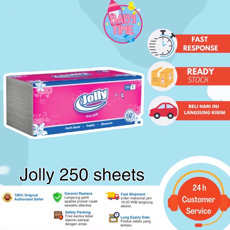[BEST SELLER] TISU KERING JOLLY 250s LEMBUT