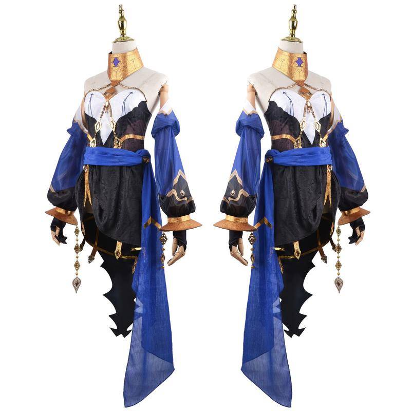 【Wetrose】Genshin Impact Cos Costume New Character Layla Complete Suit Cosplay Anime Game Costume Kostum Wanita For Women Girl