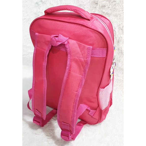 FREE KOTAK PENSIL TAS RANSEL ANAK SEKOLAH TK / SD PEREMPUAN GAMBAR KUDA PONY TIMBUL VALE TWO 14inch - 16inch