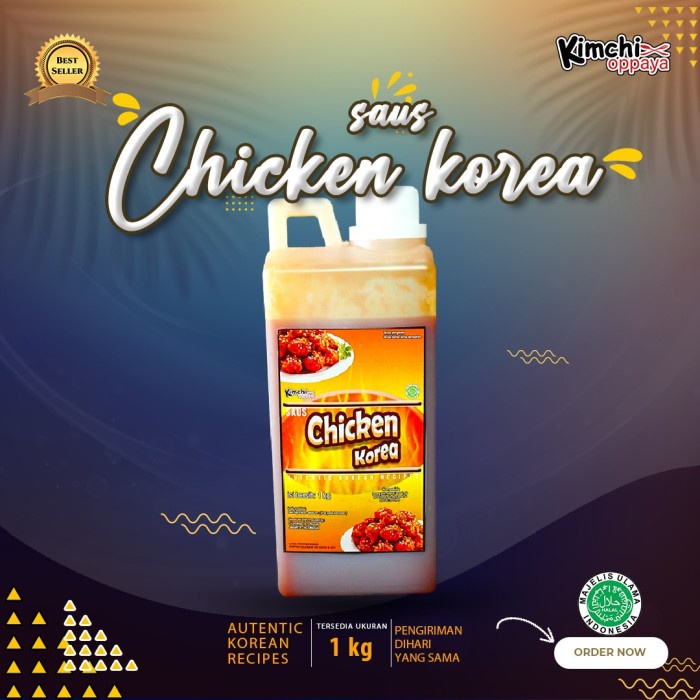 

SAOS AYAM KOREA CHICKEN KOREA 1 KG YANGNYEOM CHICKEN HALAL ENAK