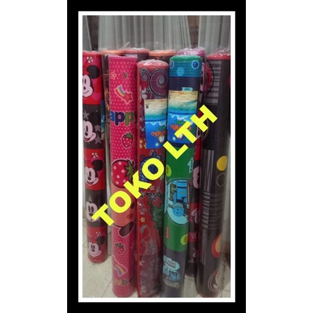 KARPET TIKAR LANTAI SPON BUSA MATRAS ALAS MOTIF KARAKTER GARFIELD MAT