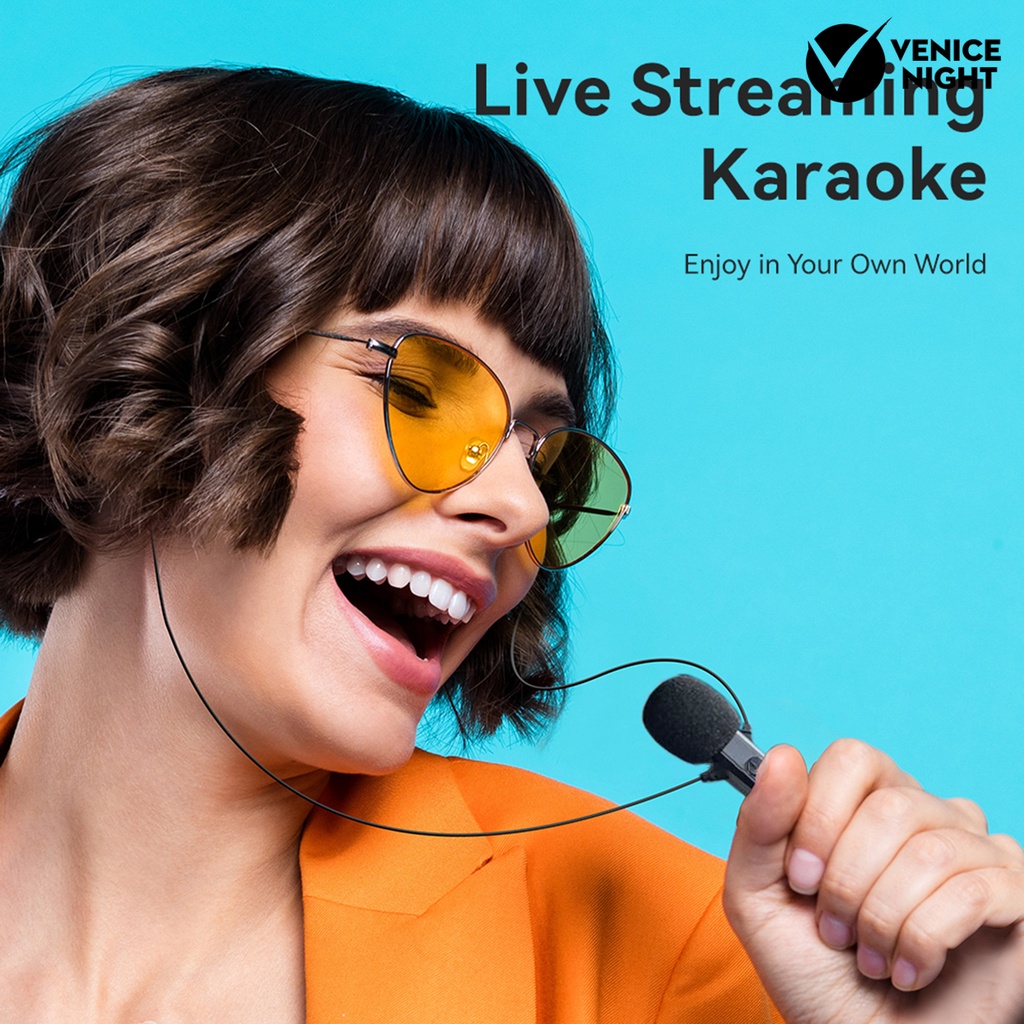(VNEP) (Berkabel) Pengurang Kebisingan Nyaman Dipakai Earphone dengan Mikrofon 3.5mm Stereo Surround In-ear Sports Earbud Aksesoris Telepon