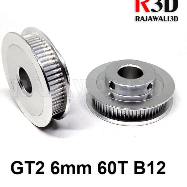 GT2 TIming Pulley 60 Teeth Bore 12mm Belt 6mm