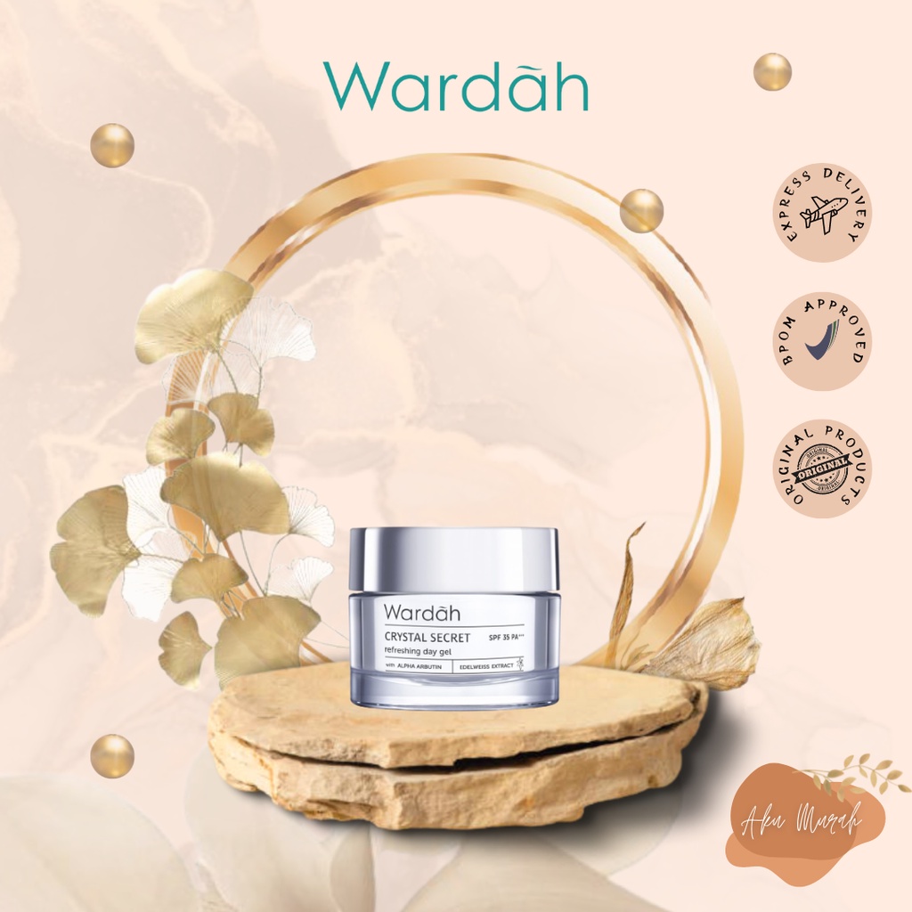 ✨ AKU MURAH ✨ Wardah Crystal Secret Refreshing Day Gel / Pelembab untuk kulit berminyak