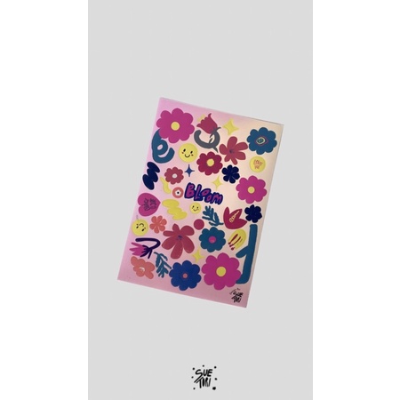 

CHERISH BLOOM DECO STICKER - bysuetori