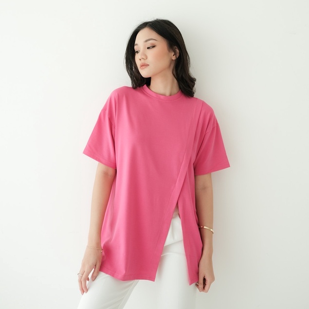 [TAVIA] ALO OVERSIZED TEE / BASIC TSHIRT/ KAOS WANITA / BASIC TEE / ATASAN WANITA