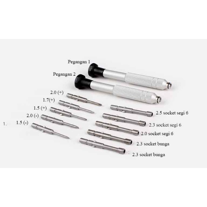 [BAYAR DITEMPAT] Obeng Set Kacamata Serbaguna Kecil Lengkap Minus Plus Rimless Bor Tas / Perlengkapa