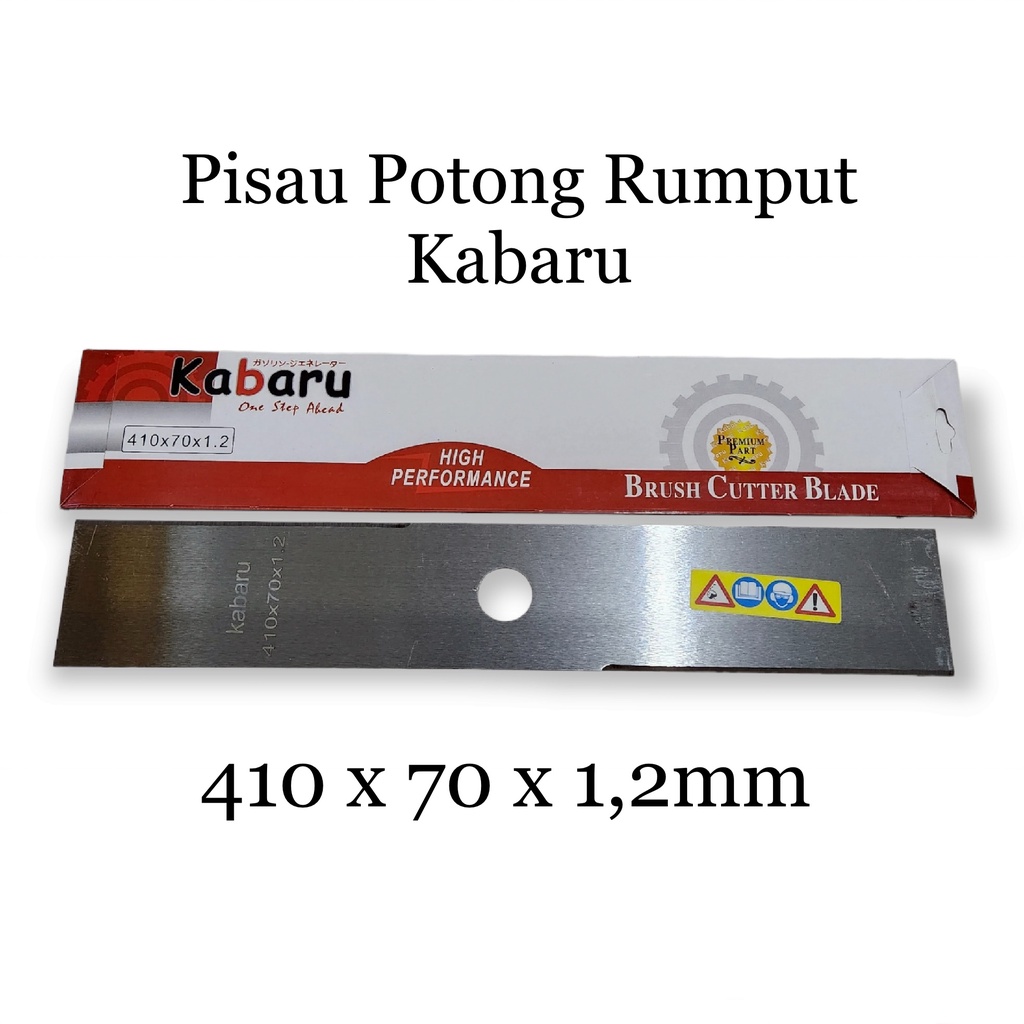 Pisau Mesin Potong Rumput Kabaru Silver 410mm 41cm 410 x 70 x 1,2mm Stainless