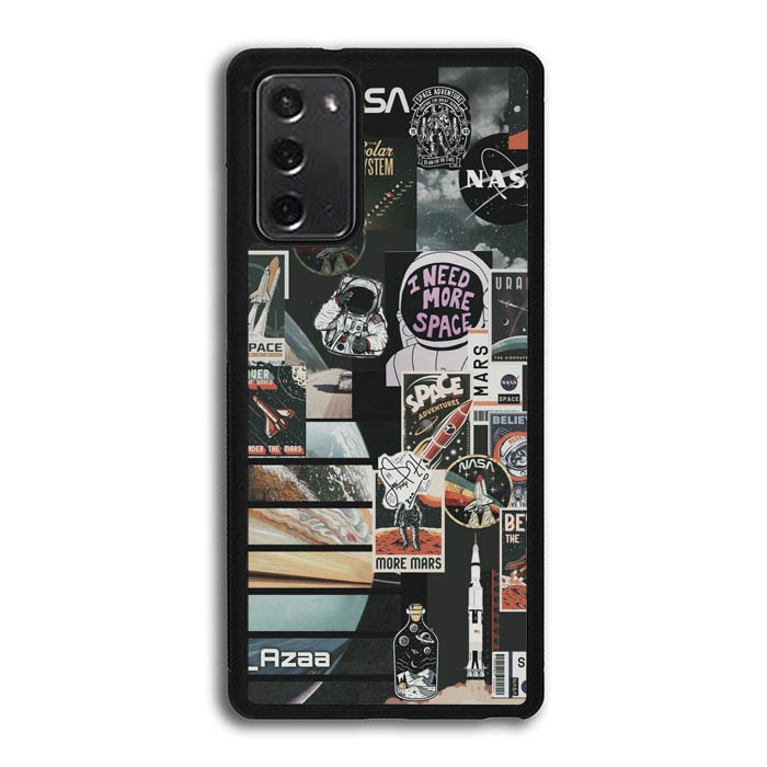 Hardcase Casing Case Samsung Galaxy Note 20 10 9 8 FE Plus Ultra Lite NASA Galaxy Space AB0219 Cover