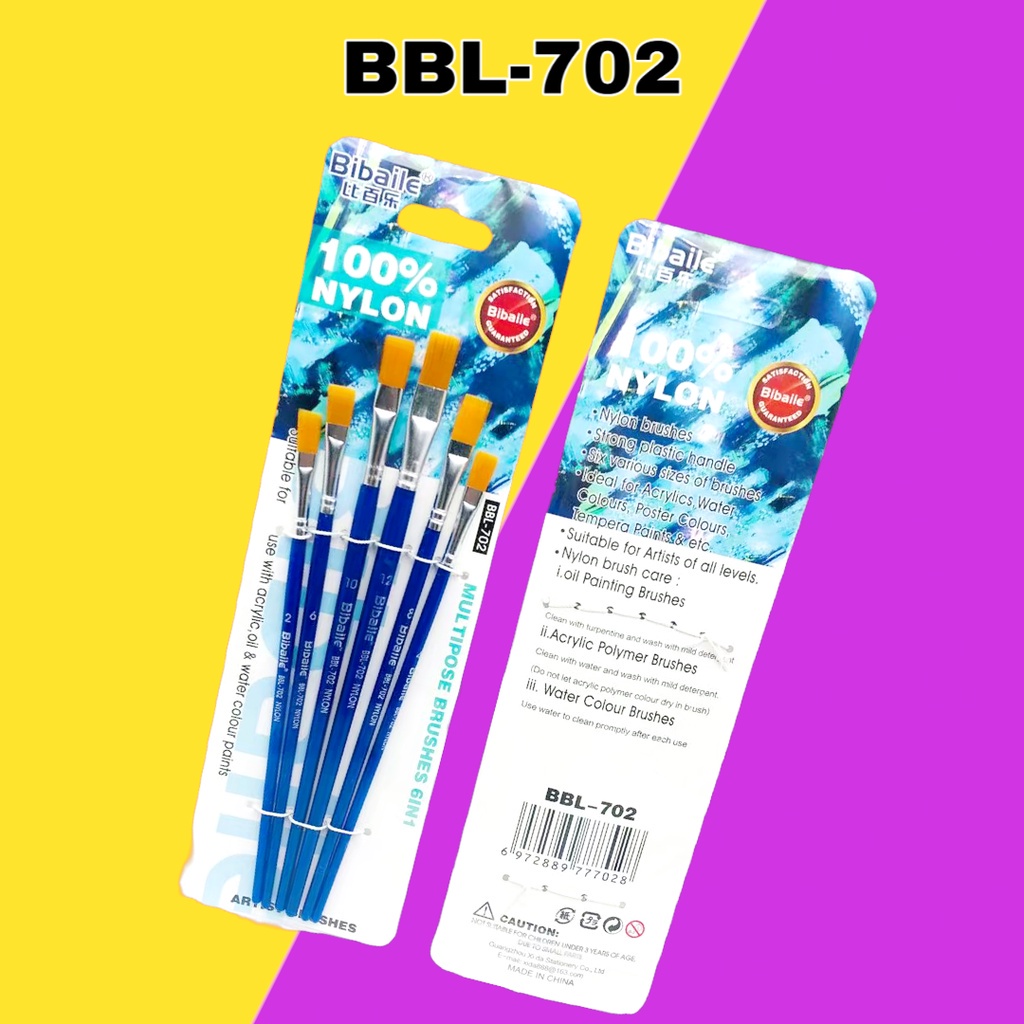 

GG Kuas Lukis Set 6 Genap/Kuas Gambar/Painting Brush