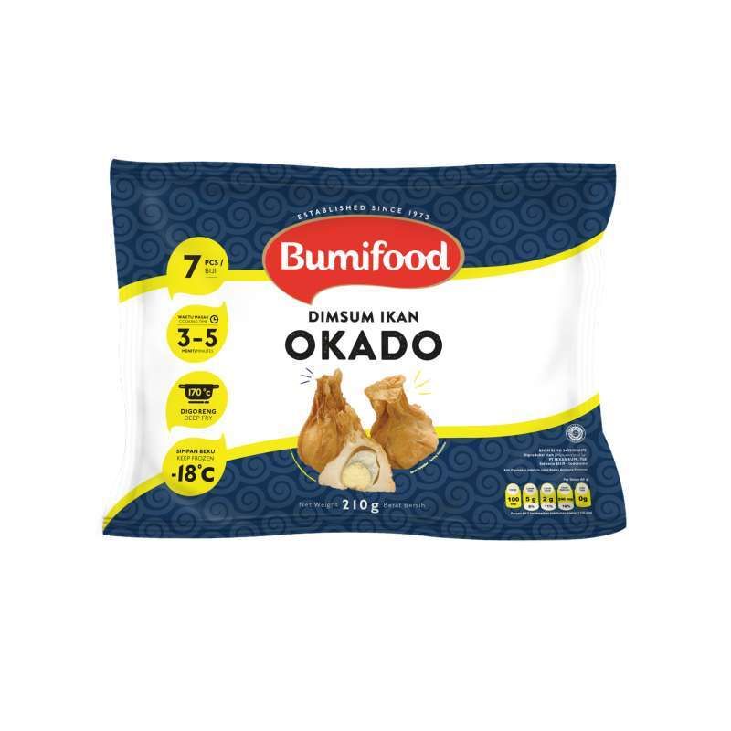 

Bumifood Dimsum Okado ( Dimsum Ikan isi Telur ) || Berat Bersih 210grm