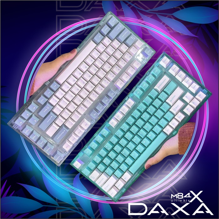 Keyboard Gaming Mechanical Rexus Daxa M84X Ultimate Wireless Bluetooth