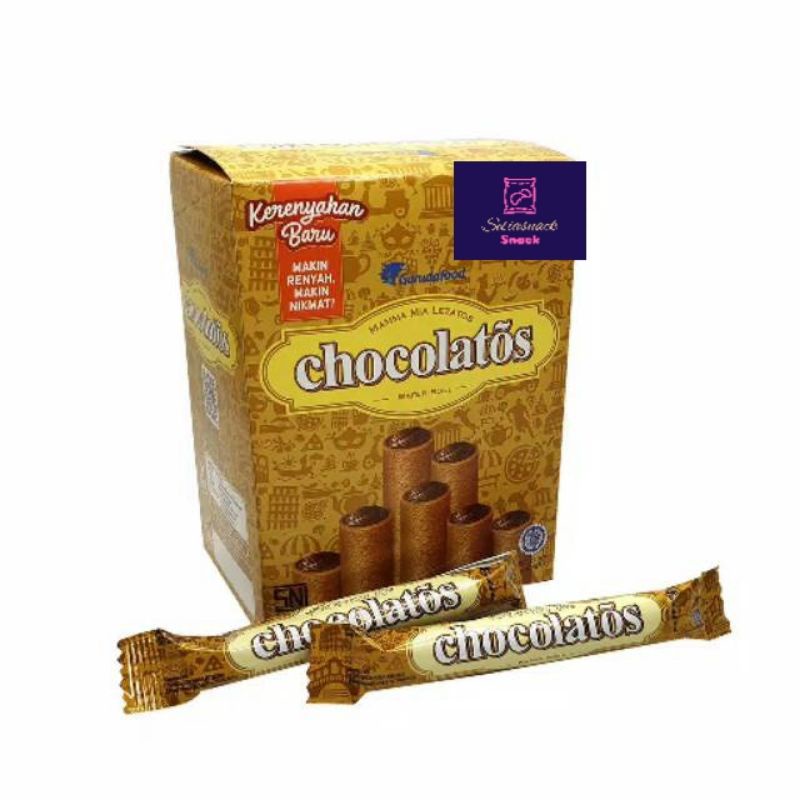 

Gery Chocolatos wafer roll 1box(isi 24pcs@7gr)