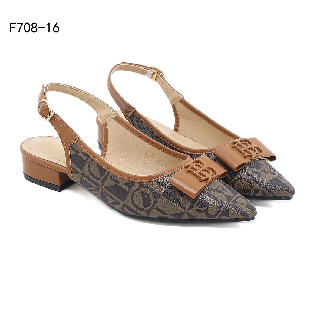 BO Ankle Strap Slingback Pumps F708-16