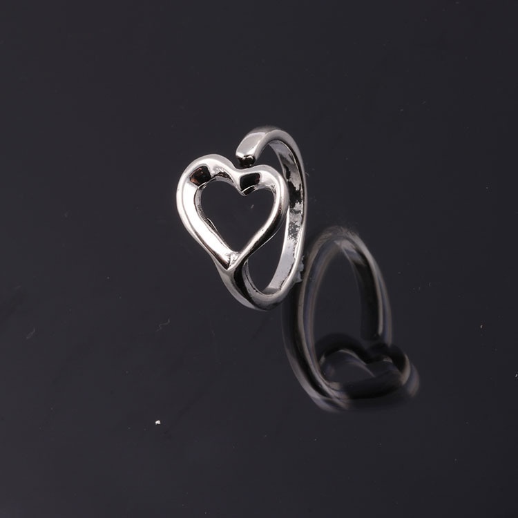 Cincin Model Terbuka Dapat Disesuaikan Desain Bunga Gaya Eropa Dan Amerika