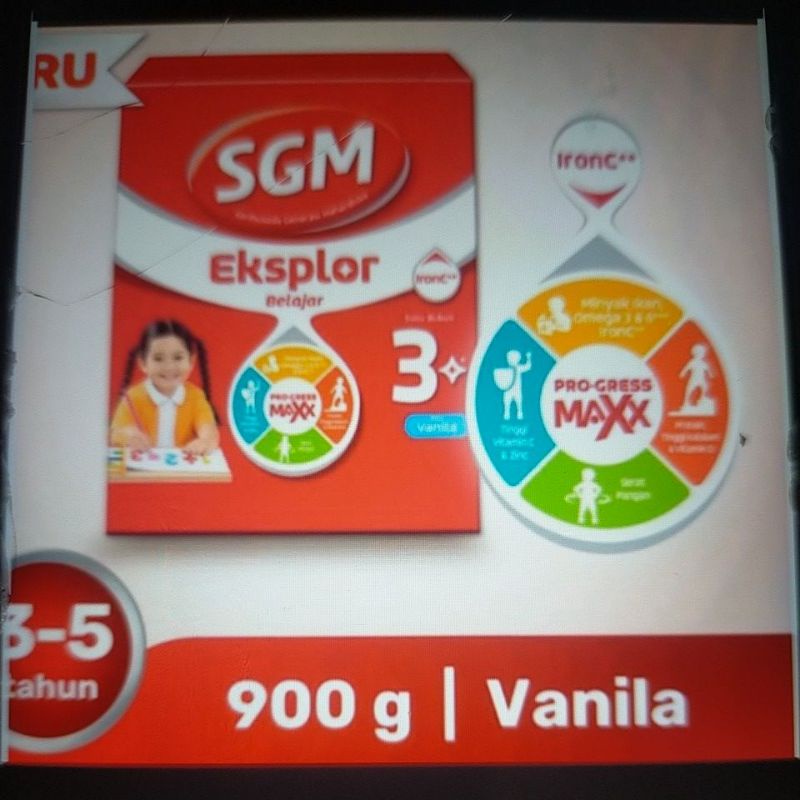 

SGM 3+ VANILLA 900gram