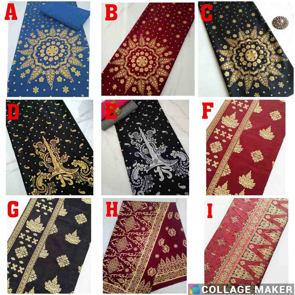 KAIN BATIK HALUS MOTIF PRADA MATAHARI PRADA KERIS GOLD DAN SILVER SERIAN MOTIF TERBARU