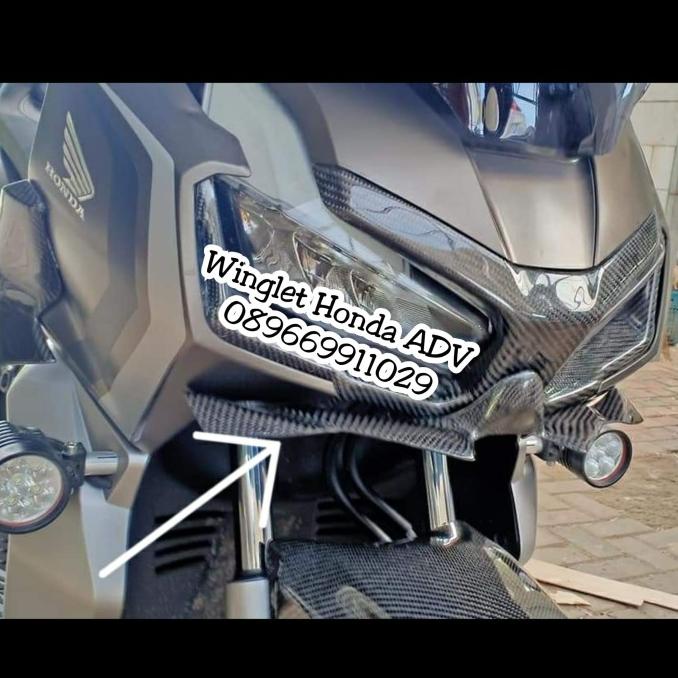 Premium Winglet Carbon Kevlar Honda ADV 150 Gratis Ongkir