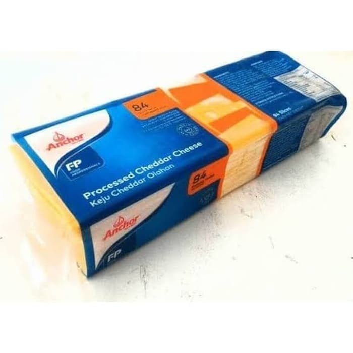 Jual Anchor Keju Red Cheddar Cheese Slice 84 lembar 1KG Shopee Indonesia
