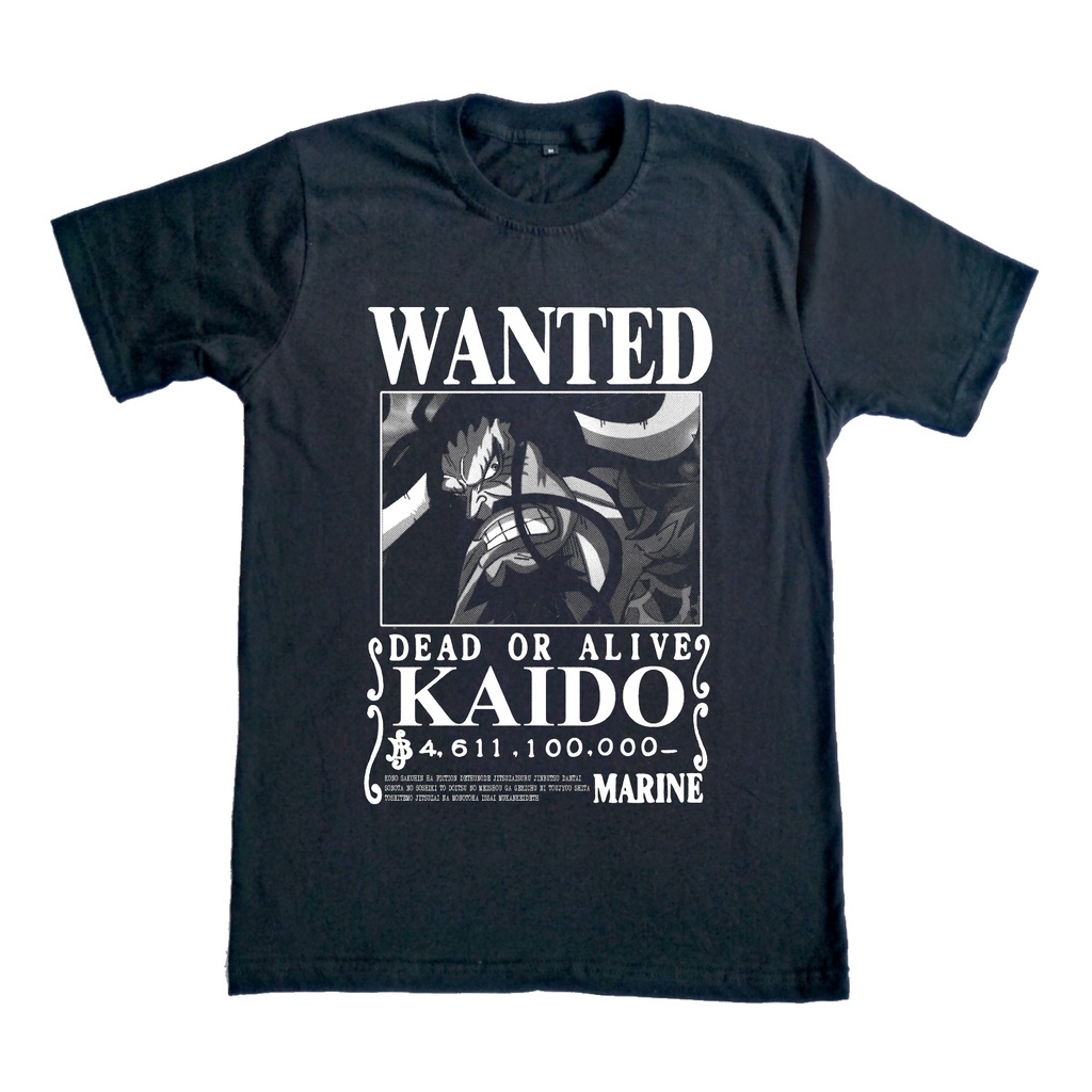 Kaos Anime Distro Kaido Wanted Onepiece