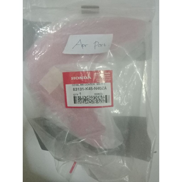 Cover/ Rear Cowl Cover Tail Sambungan Cover Body Bodi Belakang CBR 150 R 2016 2020 Ori Ahm