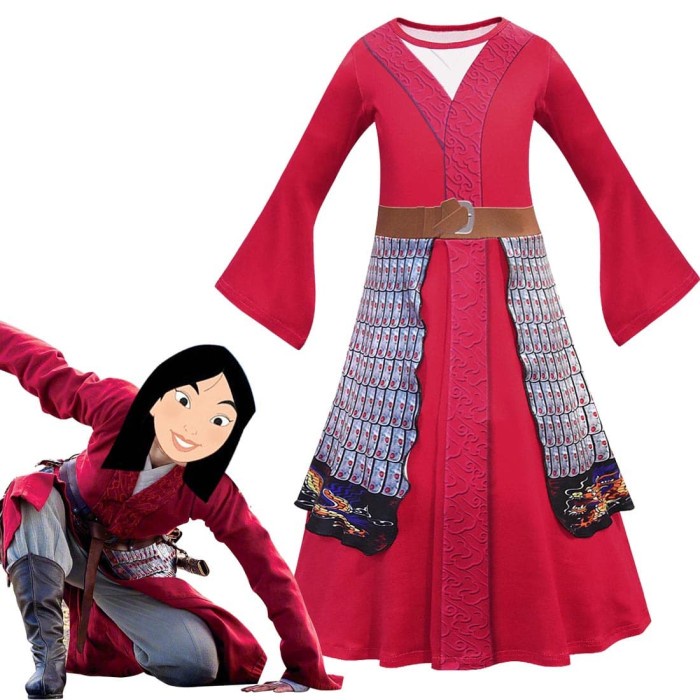 Kostum Kostum Mulan Disney Princess Murah Baju Pesta Pentas Kungfu Halloween