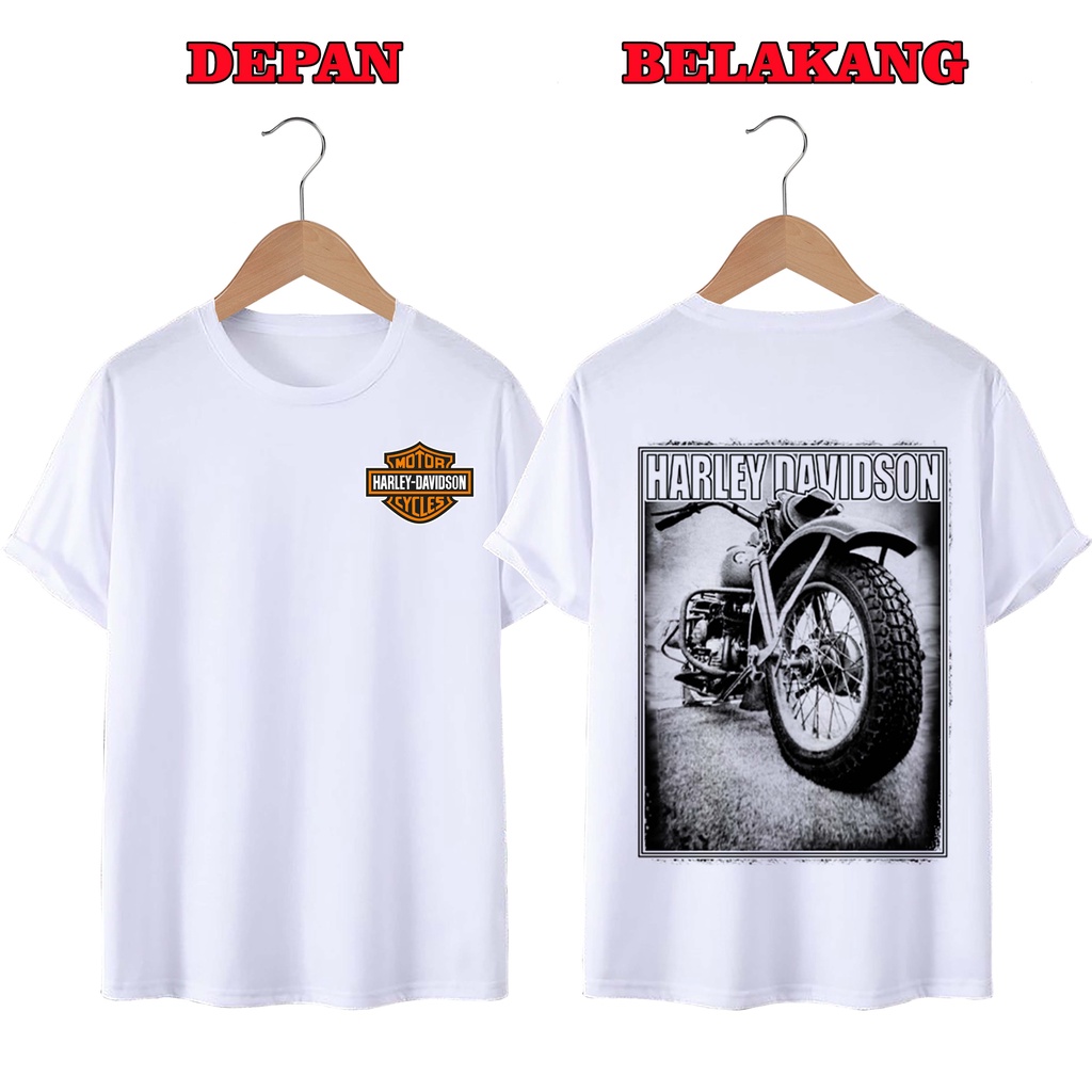 KAOS DISTRO UNISEX (PRIA DAN WANITA) TERBARU, KAOS JUMBO MOTOR HD