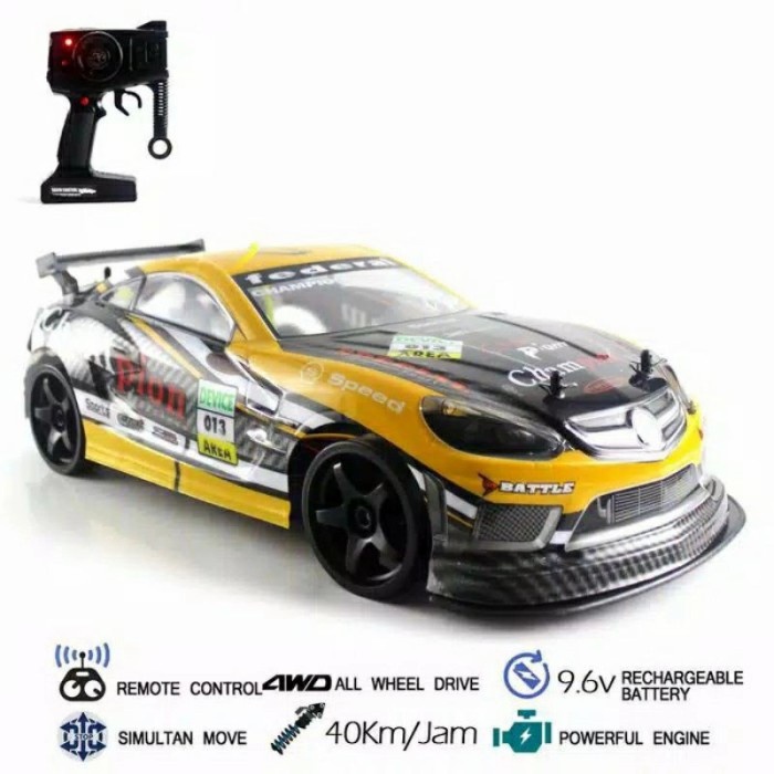 Mobil Remote RC Vmax Turbo 2WD/4WD skala 1:10 Drift Racing Car Best Se
