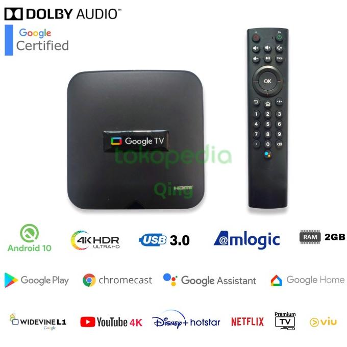 BERMUTU android tv box google certified voice assistant