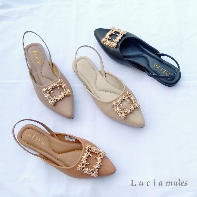 Aliyashoes Flat Mules LUCIA