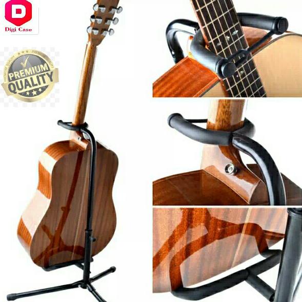 Stand Gitar Long Neck Gitar Akustik Klasik